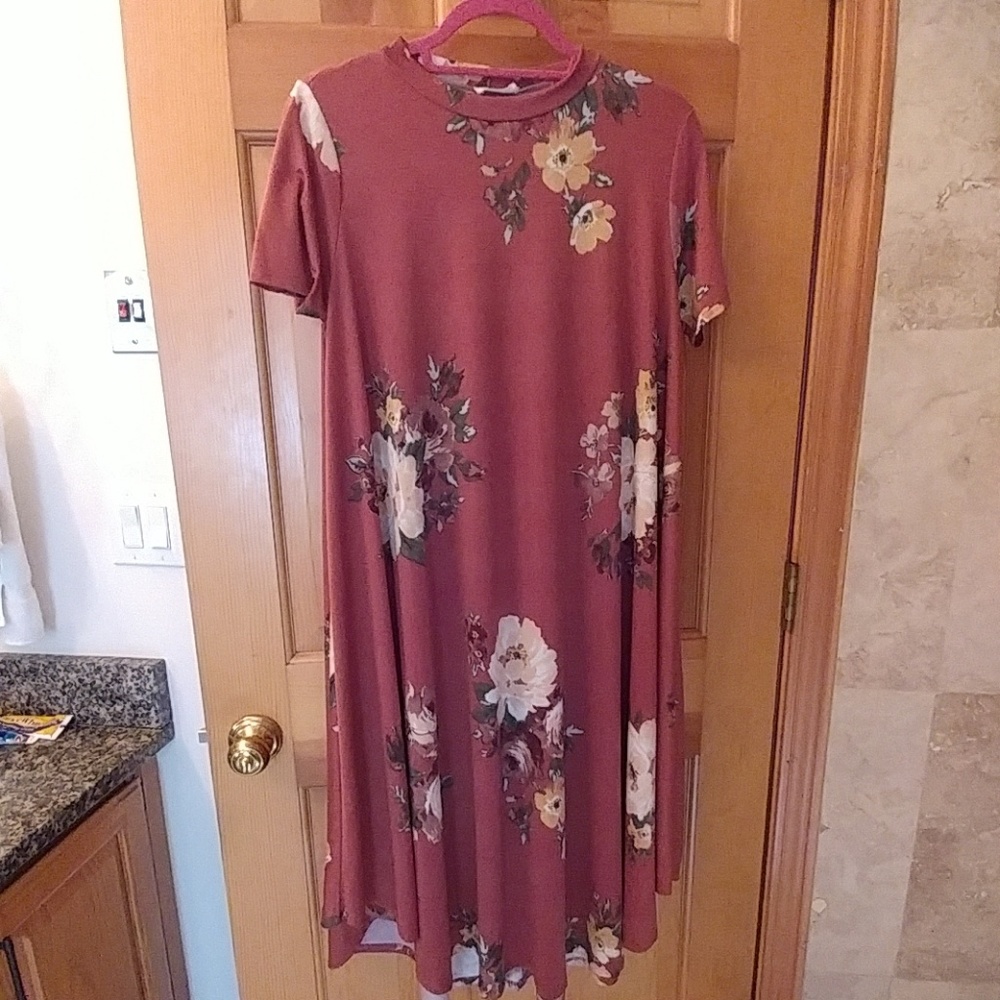 Floral midi dress